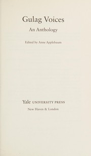 Cover of Gulag Voices by Anne Applebaum