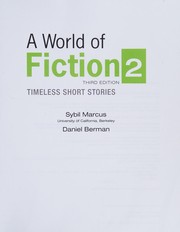 Front cover of World of Fiction Vol. 2 by Sybil Marcus