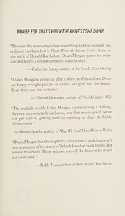 Cover of That's when the knives come down by Dolan Morgan