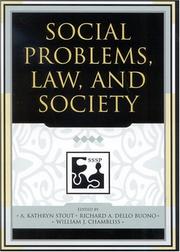 Cover of Social Problems, Law, and Society (Society for the Study of Social Problems Presidential Series) by William J. Chambliss