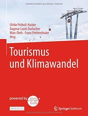 Front cover of Tourismus und Klimawandel by Ulrike Pröbstl-Haider