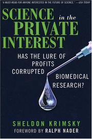 Front cover of Science in the Private Interest by Sheldon Krimsky