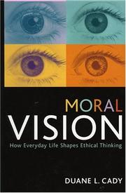 Cover of Moral Vision by Duane L. Cady