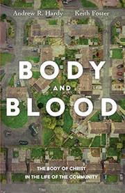 Front cover of Body and Blood by Andrew R. Hardy