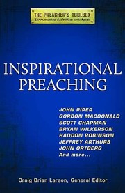 Cover of Inspirational preaching by John Piper