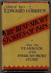 Cover of The Best Short Stories of 1928 by Edward J. O'Brien