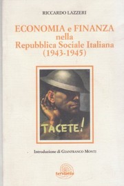 Front cover of Economia e finanza nella Repubblica sociale italiana (1943-1945) by Riccardo Lazzeri