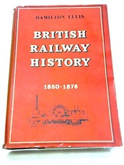 Front cover of British railway history by C. Hamilton Ellis