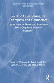 Front cover of Socratic Questioning for Therapists and Counselors by Scott H. Waltman
