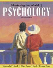 Cover of Mastering the world of psychology by Samuel E. Wood
