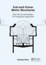 Cover of Cut-and-cover metro structures by Krishan Kaul