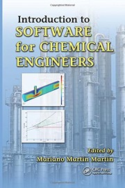 Front cover of Introduction to software for chemical engineers by Mariano Martín Martín