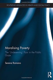 Cover of Moralising Poverty by Serena Romano