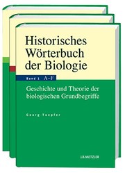 Cover of Historisches Wörterbuch der Biologie by Georg Toepfer