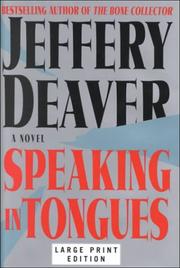 Front cover of Speaking in tongues by Jeffery Deaver