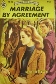 Front cover of Marriage By Agreement by Margaret Malcolm