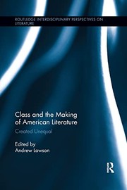 Front cover of Class and the Making of American Literature by Andrew Lawson