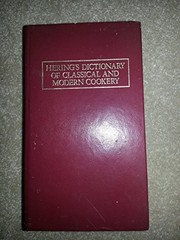 Front cover of Hering's dictionary of classical and modern cookery by Richard Hering
