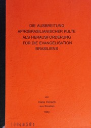 Front cover of Die Ausbreitung afrobrasilianischer Kulte als Herausforderung für die Evangelisation Brasiliens by Hans Horsch