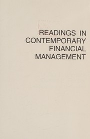 Front cover of Readings in contemporary financial management by Keith B. Johnson