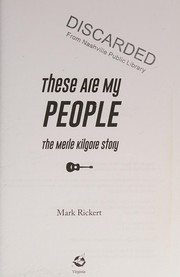 Cover of These Are My People by Mark Rickert