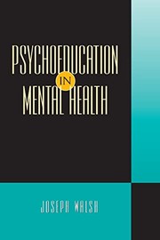 Front cover of Psychoeducation in mental health by Joseph Walsh