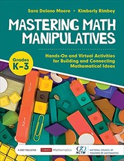 Cover of Mastering Math Manipulatives, Grades K-3 by Sara Delano Moore