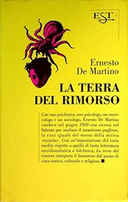 Front cover of La terra del rimorso by Ernesto De Martino