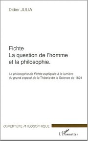 Cover of Fichte by Didier Julia