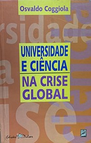 Front cover of Universidade e cien̂cia na crise global by Osvaldo Coggiola