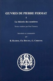 Cover of Oeuvres de Pierre Fermat by Pierre de Fermat