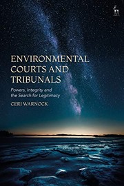 Cover of Environmental Courts and Tribunals by Ceri Warnock