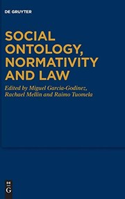 Front cover of Social Ontology, Normativity and Philosophy of Law by Miguel Garcia-Godinez