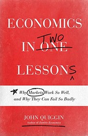 Cover of Economics in Two Lessons by John Quiggin