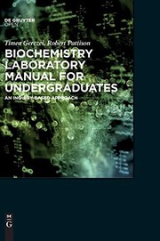 Front cover of Biochemistry Laboratory Manual for Undergraduates by Timea Gerczei Fernandez