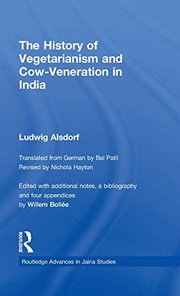 Front cover of The history of vegetarianism and cow-veneration in India by Ludwig Alsdorf