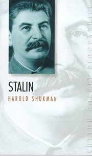 Cover of Stalin by Harold Shukman