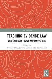 Front cover of Teaching Evidence Law by Yvonne Daly