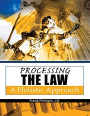 Cover of Processing the law by Frank Primiani