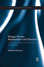 Front cover of Refugee Women, Representation and Education by Melinda McPherson