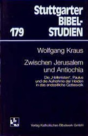 Front cover of Zwischen Jerusalem und Antiochia by Kraus, Wolfgang