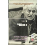 Front cover of De la libertad a la comunidad by Luis Villoro