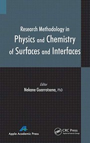 Cover of Research methodology in physics and chemistry of surfaces and interfaces by Nekane Guarrotxena