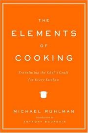 Cover of The Elements of Cooking by Michael Ruhlman