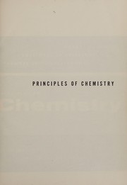 Cover of Principles of chemistry by Donald Crowther Gregg