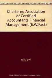 Cover of Financial management by Stephen Cooper