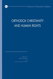 Front cover of Orthodox Christianity and human rights by Alfons Brüning