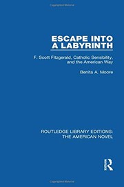 Cover of Escape into a labyrinth by Benita A. Moore