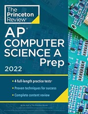 Front cover of Princeton Review AP Computer Science a Prep 2022 by The Princeton The Princeton Review