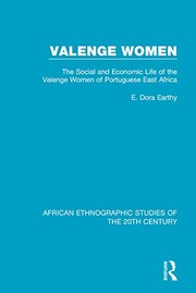 Cover of Valenge women by E. Dora Earthy